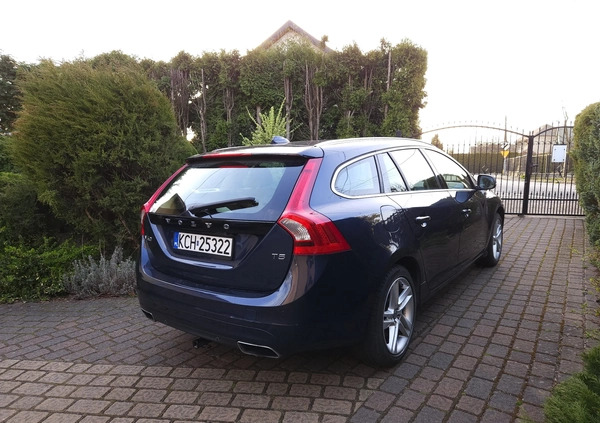 Volvo V60 cena 71500 przebieg: 99000, rok produkcji 2015 z Libiąż małe 254